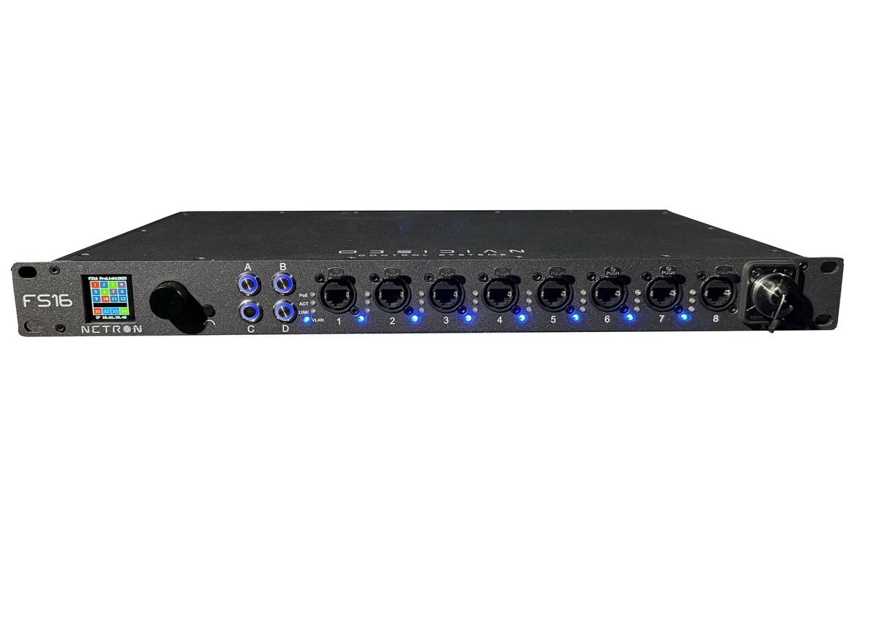 Zur News: OBSIDIAN CONTROL SYSTEMS stellt Netron FS16 für datenintensive Entertainment-Anwendungen vor