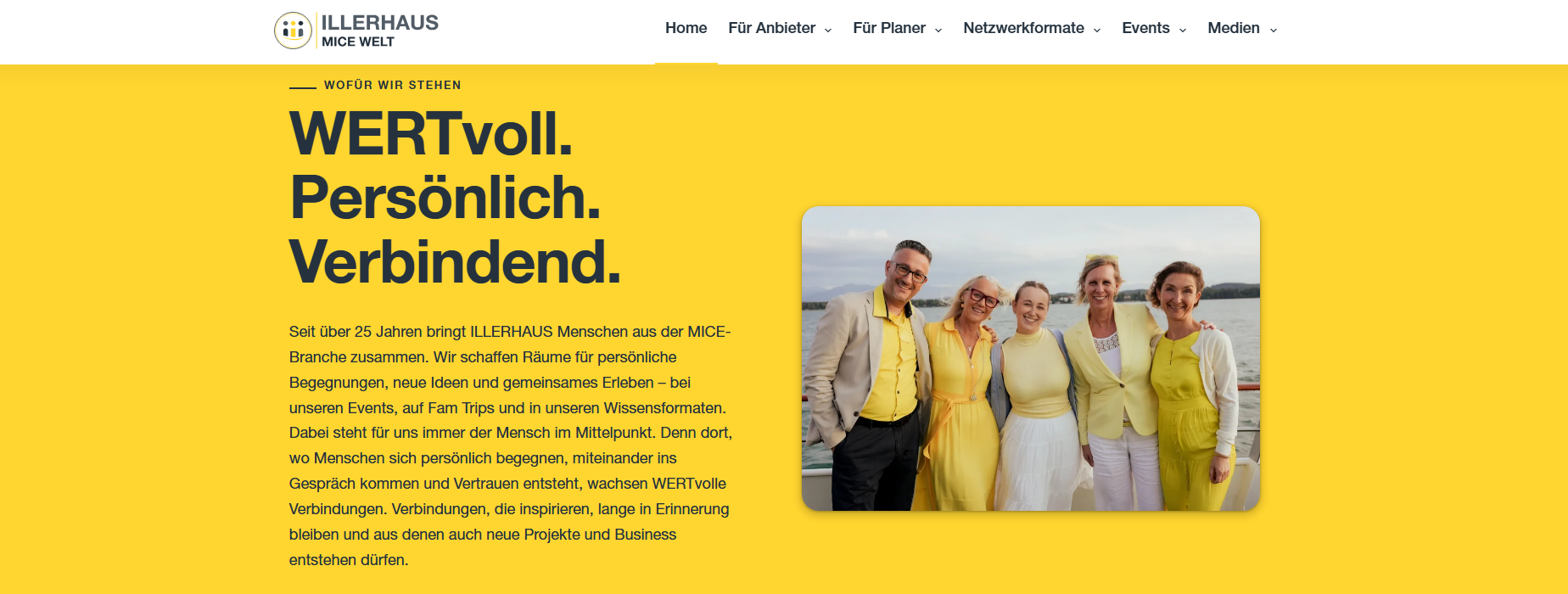 Zur News: ILLERHAUS wird zur MICE Welt: Netzwerk, Wissen und digitale Buchung unter einem Dach